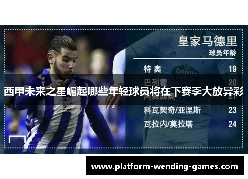 西甲未来之星崛起哪些年轻球员将在下赛季大放异彩 西甲未来之星崛起哪些年轻球员将在下赛季大放异彩